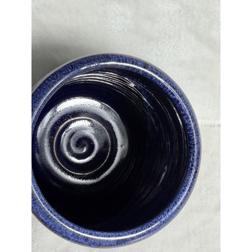 Bones Coffee Blue High Voltage 2021 Mug -Made by Deneen Pottery Gothic/Steampunk - Picture 5 of 8